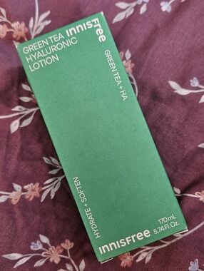 Innisfree Green Tea Hyaluronic Lotion Hydrating K-Beauty Moisturizer New